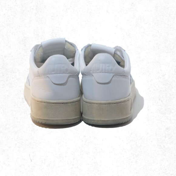 AUTRY Medalist Low-Top Bicolor Leather Sneakers Women's Size 40 - Picture 3 of 7